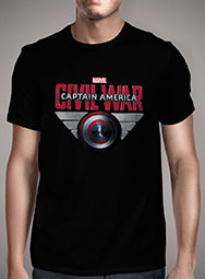 Мужская футболка Captain America Civil War Shield