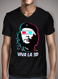 Мужская футболка с V-образным вырезом Viva La 3d