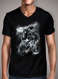 Мужская футболка с V-образным вырезом Dark Knight