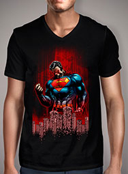 Мужская футболка с V-образным вырезом Return of Krypton