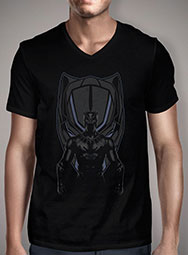 Мужская футболка с V-образным вырезом Black Panther