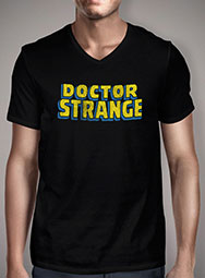 Мужская футболка с V-образным вырезом Dr Strange Logo