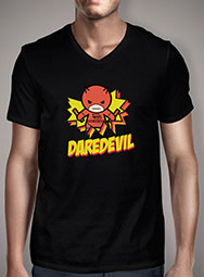 Мужская футболка с V-образным вырезом Kawaii Daredevil
