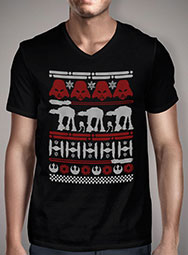 Мужская футболка с V-образным вырезом Christmas on Hoth