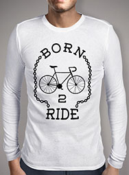 Мужская футболка с длинным рукавом Born To Ride