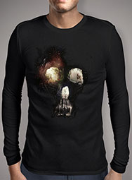 Мужская футболка с длинным рукавом Cave Skull