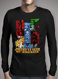 Мужская футболка с длинным рукавом Justice League of America