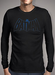 Мужская футболка с длинным рукавом Vintage Batman Logo2