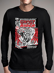 Мужская футболка с длинным рукавом Ghost Rider Comic