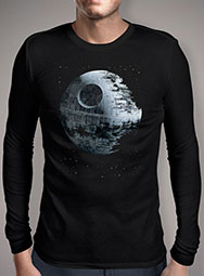 Мужская футболка с длинным рукавом Death Star