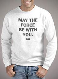 Свитшот May the Force Be With You Distressed