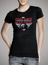 Женская футболка Captain America Civil War Shield