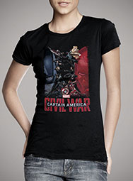 Женская футболка Civil War Enemies
