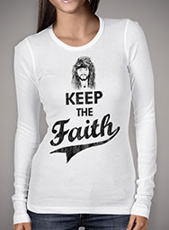Женская футболка с длинным рукавом Keep The Faith