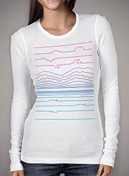 Женская футболка с длинным рукавом Linescape