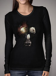 Женская футболка с длинным рукавом Cave Skull