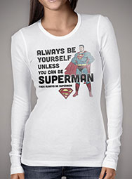 Женская футболка с длинным рукавом Always Be Superman