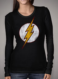 Женская футболка с длинным рукавом Vintage Flash
