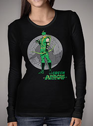 Женская футболка с длинным рукавом Vintage Green Arrow