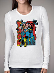 Женская футболка с длинным рукавом The Mighty Thor