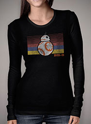 Женская футболка с длинным рукавом BB-8 Stripes
