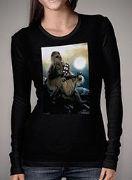 Женская футболка с длинным рукавом Wookiee Warrior