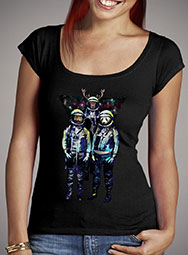 Женская футболка с глубоким вырезом The 3 Astroges