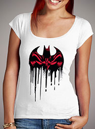 Женская футболка с глубоким вырезом Batman Reflection