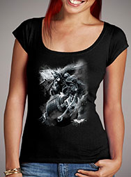 Женская футболка с глубоким вырезом Dark Knight