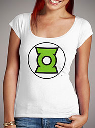 Женская футболка с глубоким вырезом Green Lantern Corps