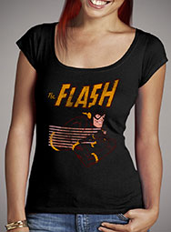 Женская футболка с глубоким вырезом The Flash