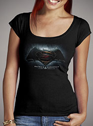 Женская футболка с глубоким вырезом Batman v Superman - Dawn of Justice