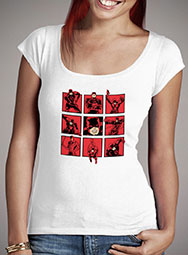 Женская футболка с глубоким вырезом Daredevils
