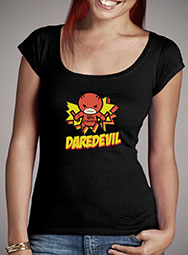 Женская футболка с глубоким вырезом Kawaii Daredevil
