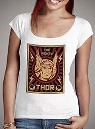 Женская футболка с глубоким вырезом Thor Propaganda