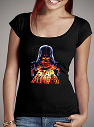 Женская футболка с глубоким вырезом Darth Vader in Control