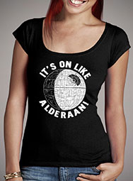 Женская футболка с глубоким вырезом Its On Like Alderaan