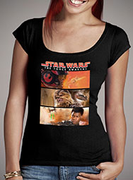 Женская футболка с глубоким вырезом Resistance Framed