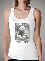 Женская майка The Force I Will Use
