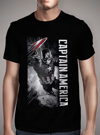 Мужская футболка Captain America to the Rescue