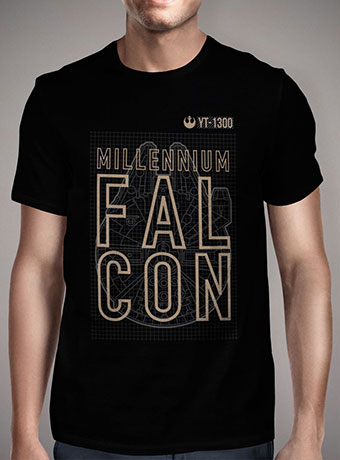 Мужская футболка YT 1300 Millennium Falcon