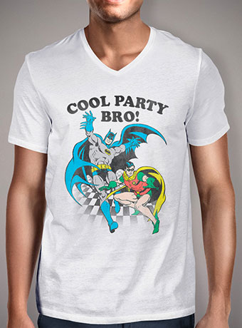 Мужская футболка с V-образным вырезом Cool Party