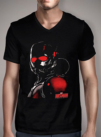 Мужская футболка с V-образным вырезом Ant-Man Eyes