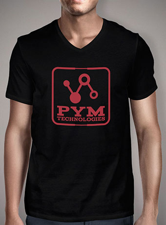 Мужская футболка с V-образным вырезом Ant-Man Pym Technologies
