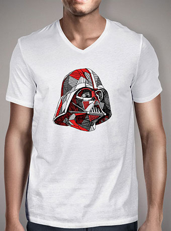 Мужская футболка с V-образным вырезом Abstract Vader