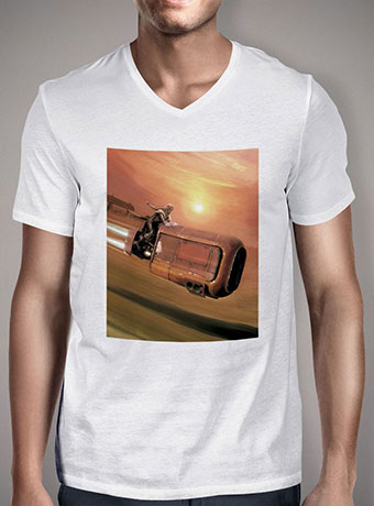 Мужская футболка с V-образным вырезом Rey Sunset