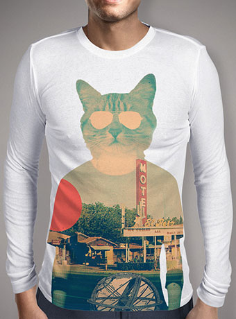 Мужская футболка с длинным рукавом Cool Cat