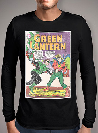 Мужская футболка с длинным рукавом Green Lantern Comic