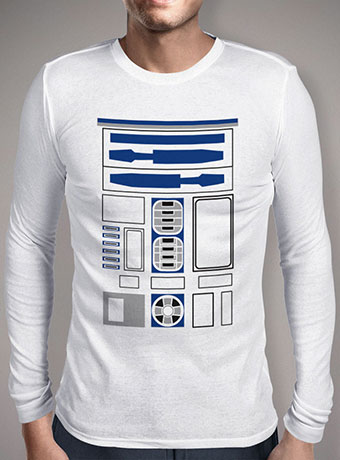 Мужская футболка с длинным рукавом R2-D2 Uniform