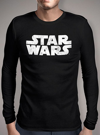 Мужская футболка с длинным рукавом Star Wars Distressed Logo